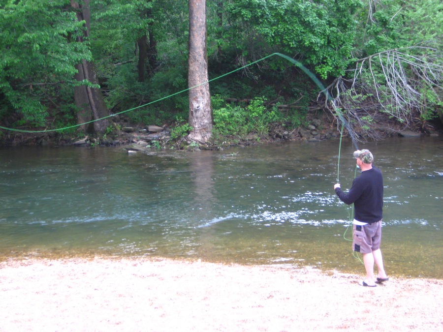 Fishing on the Bouie River