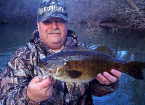 Smallmouth bass (2) - Eleven Point - 25Jan17.JPG