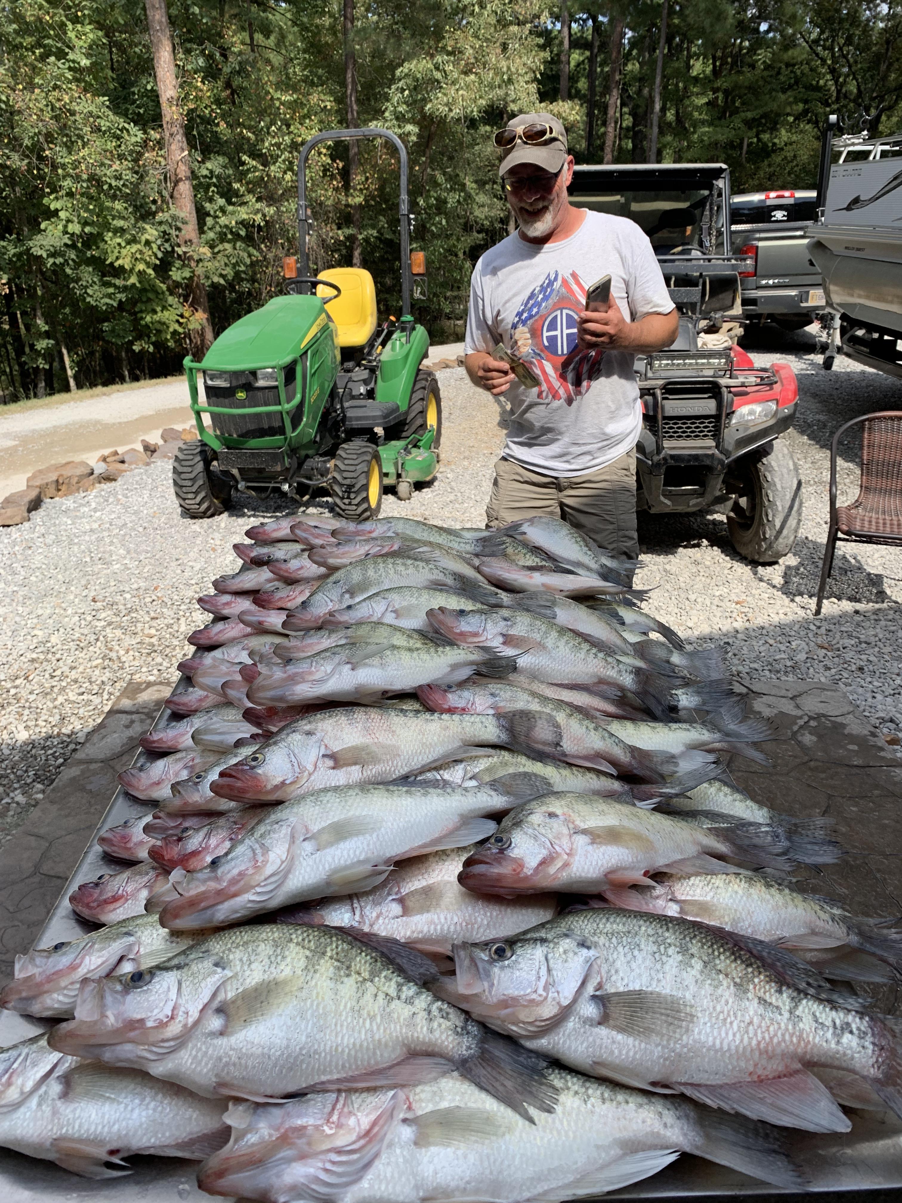 Grenada Lake, Mississippi monster slabs - Fishing Articles