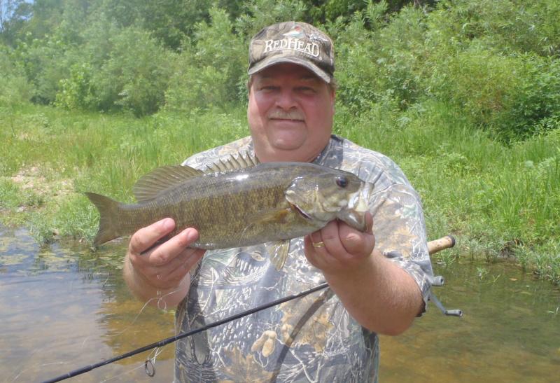 Dad 17 inch Smallie - Maries 19 July 12.JPG