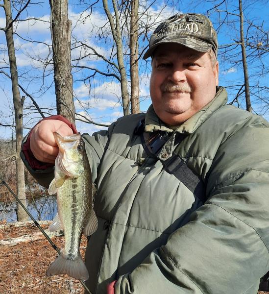 Largemouth Bass (2) - Tuckahoe Lake Pond - 06Feb21.jpg