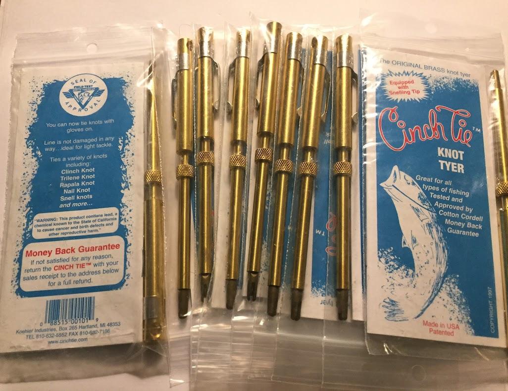 Knot Kneedle (2pk) -Designed to Tie Your Fly Fishing Knots with Ease! Made  of Brass! 