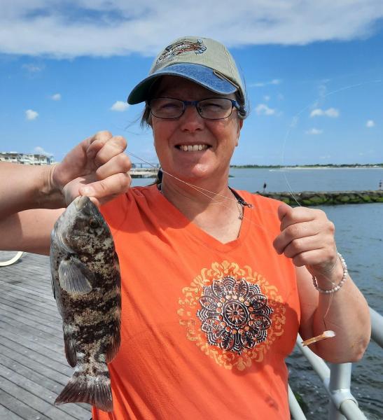 Sue with Tautog - AC NJ - 10Jul22.jpg